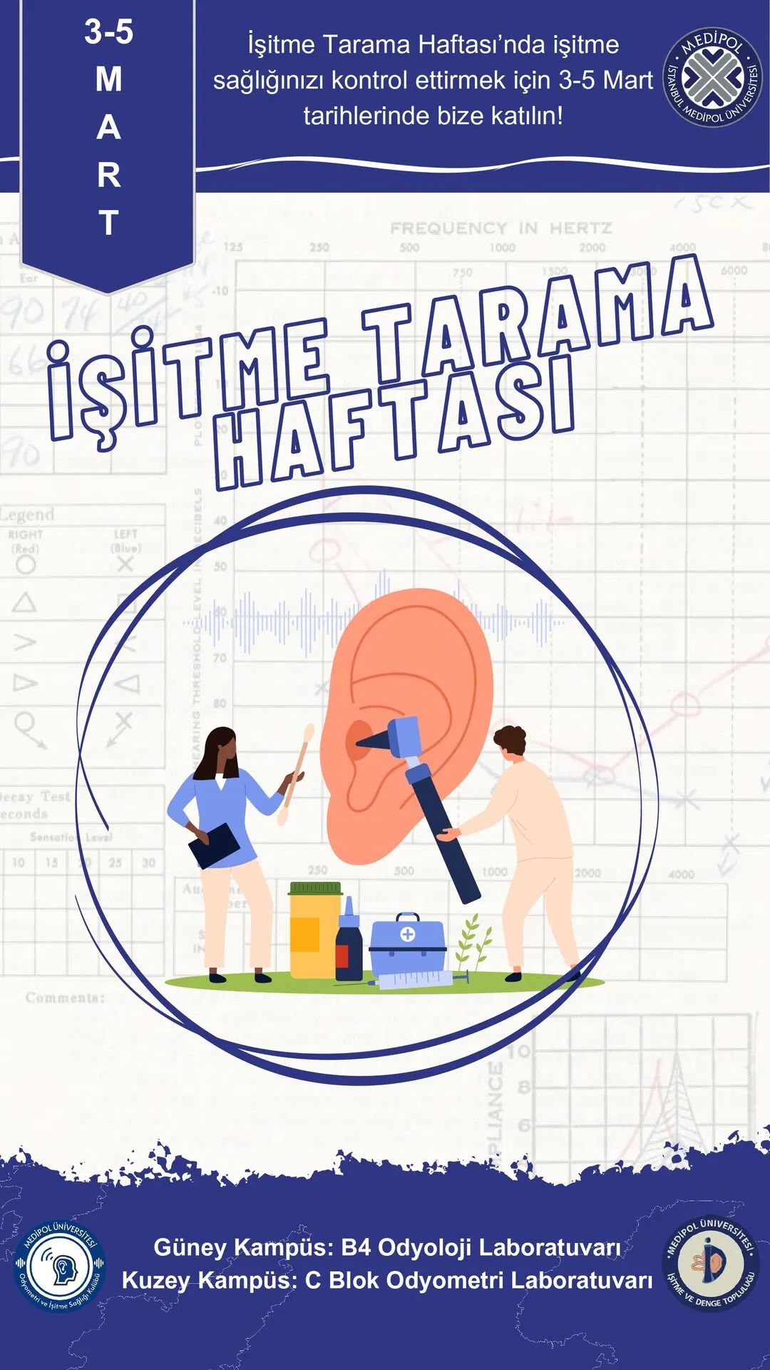 İşitme Tarama Haftası afişi
