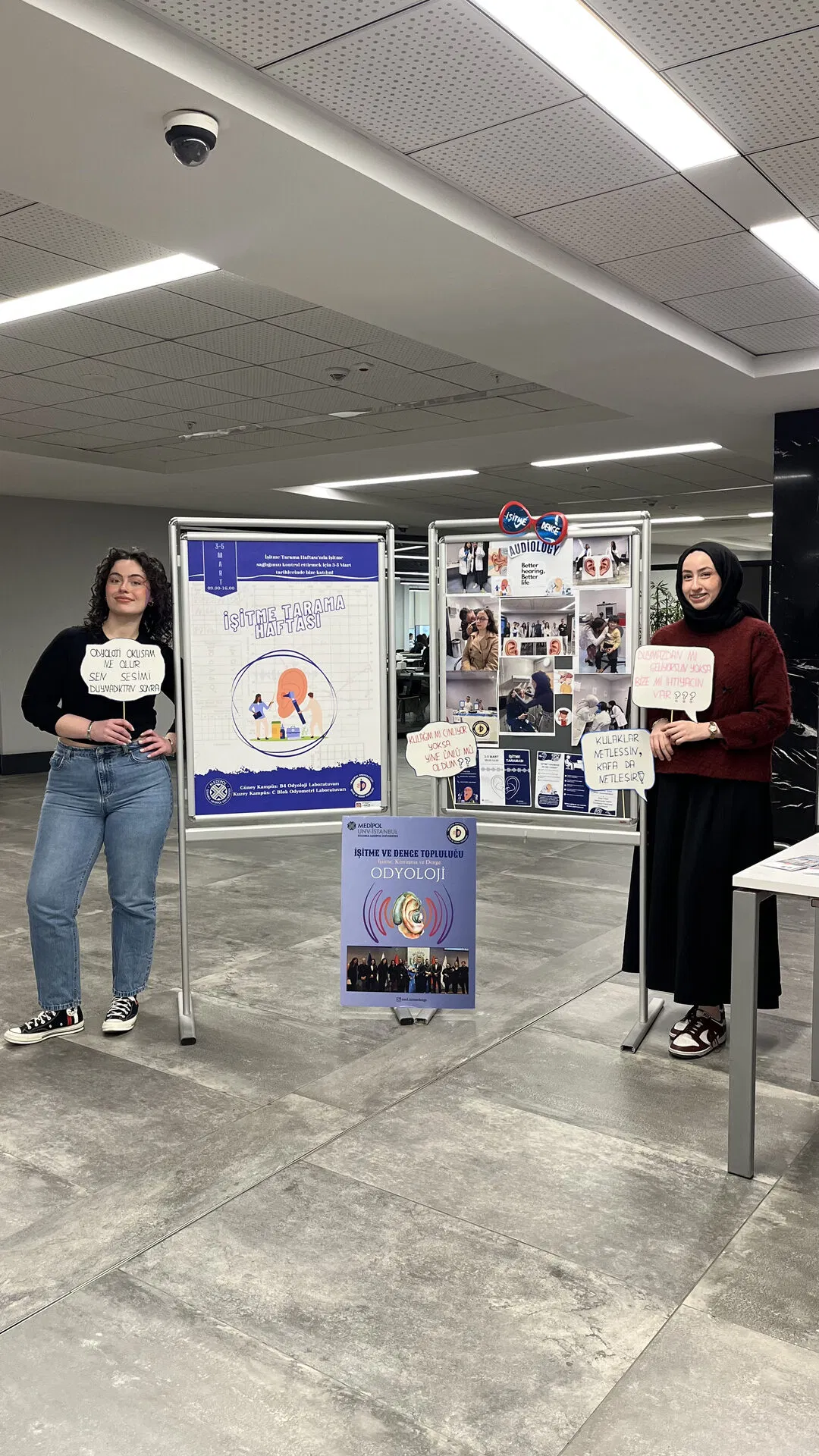 İşitme tarama haftası bilgilendirme standı