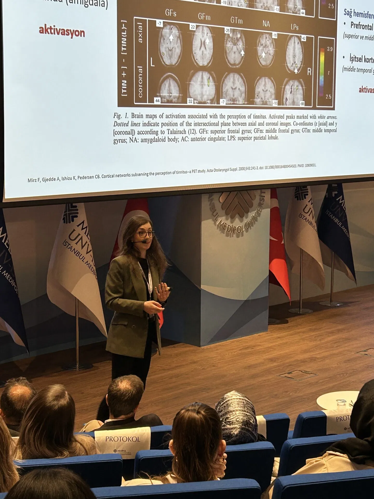 Medipol Odyoloji Kongresi bilimsel sunumu