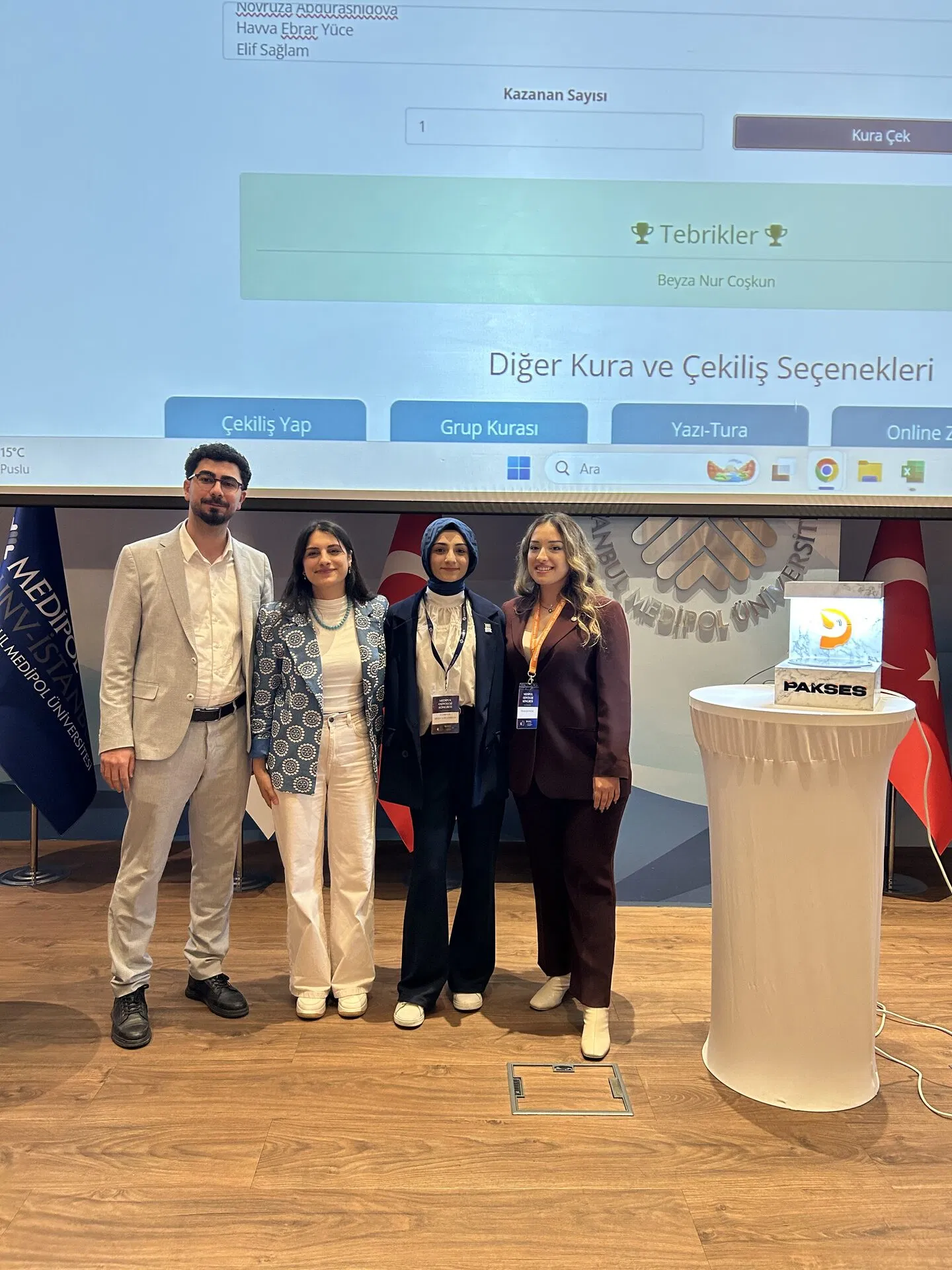 Medipol Odyoloji Kongresi çekiliş kazananları