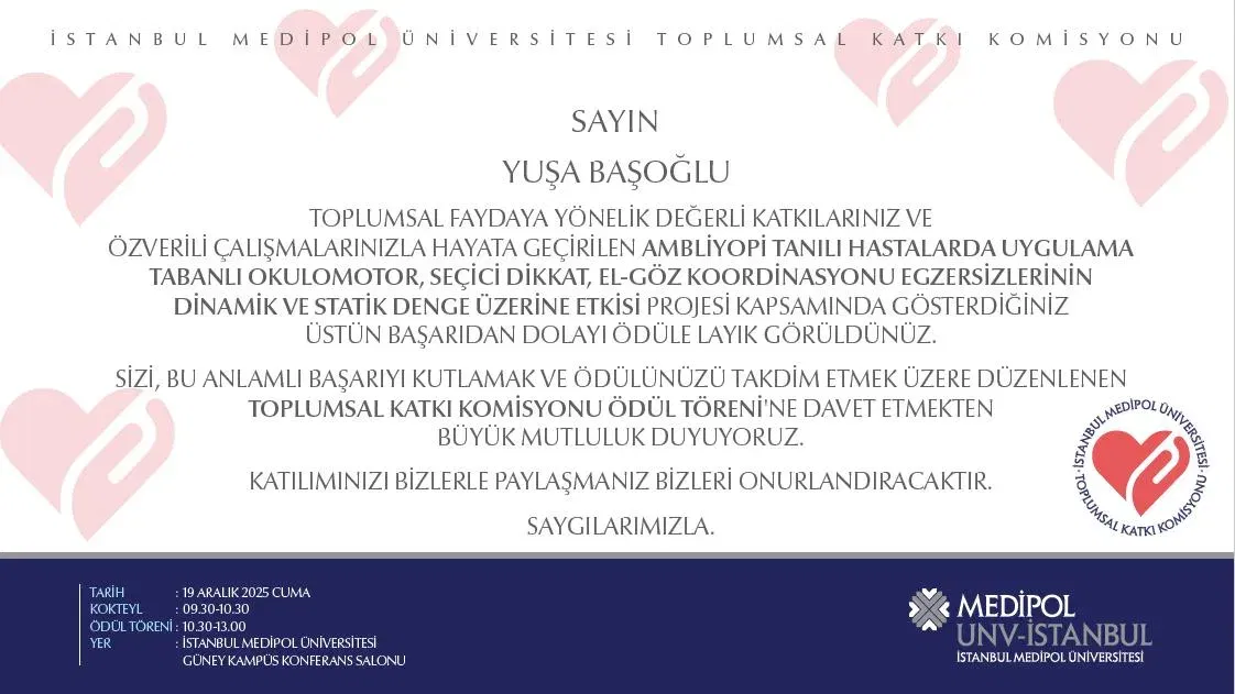 Toplumsal Katkı Komisyonu davetiyesi