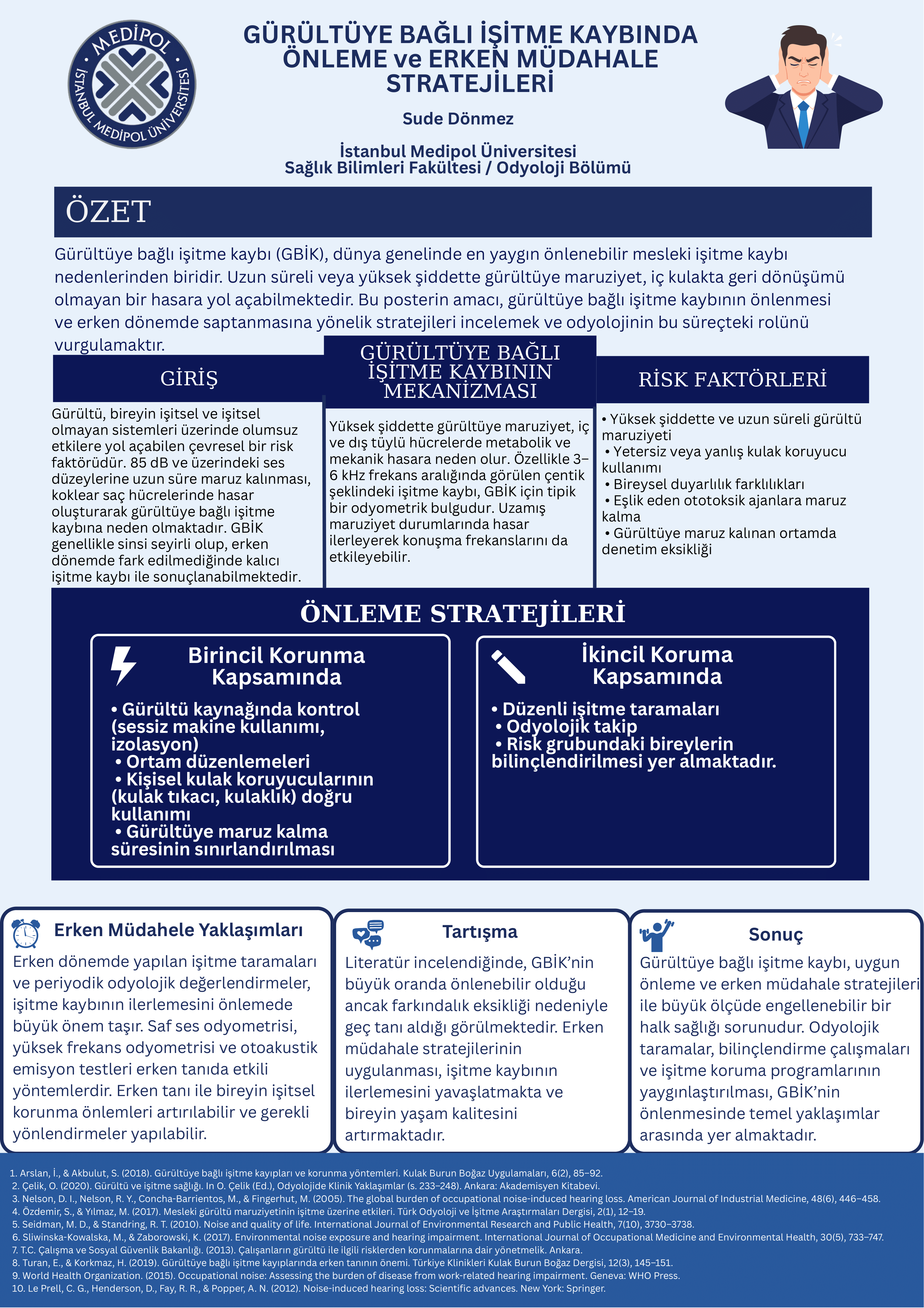 Gürültüye Bağlı İşitme Kaybında Önleme ve Erken Müdahele Stratejileri-1 Gürültüye Bağlı İşitme Kaybında Önleme ve Erken Müdahele Stratejileri-1